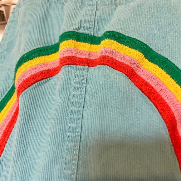Mini Boden Girls Rainbow Corderoy Overalls Size 7/8 - Picture 5 of 10
